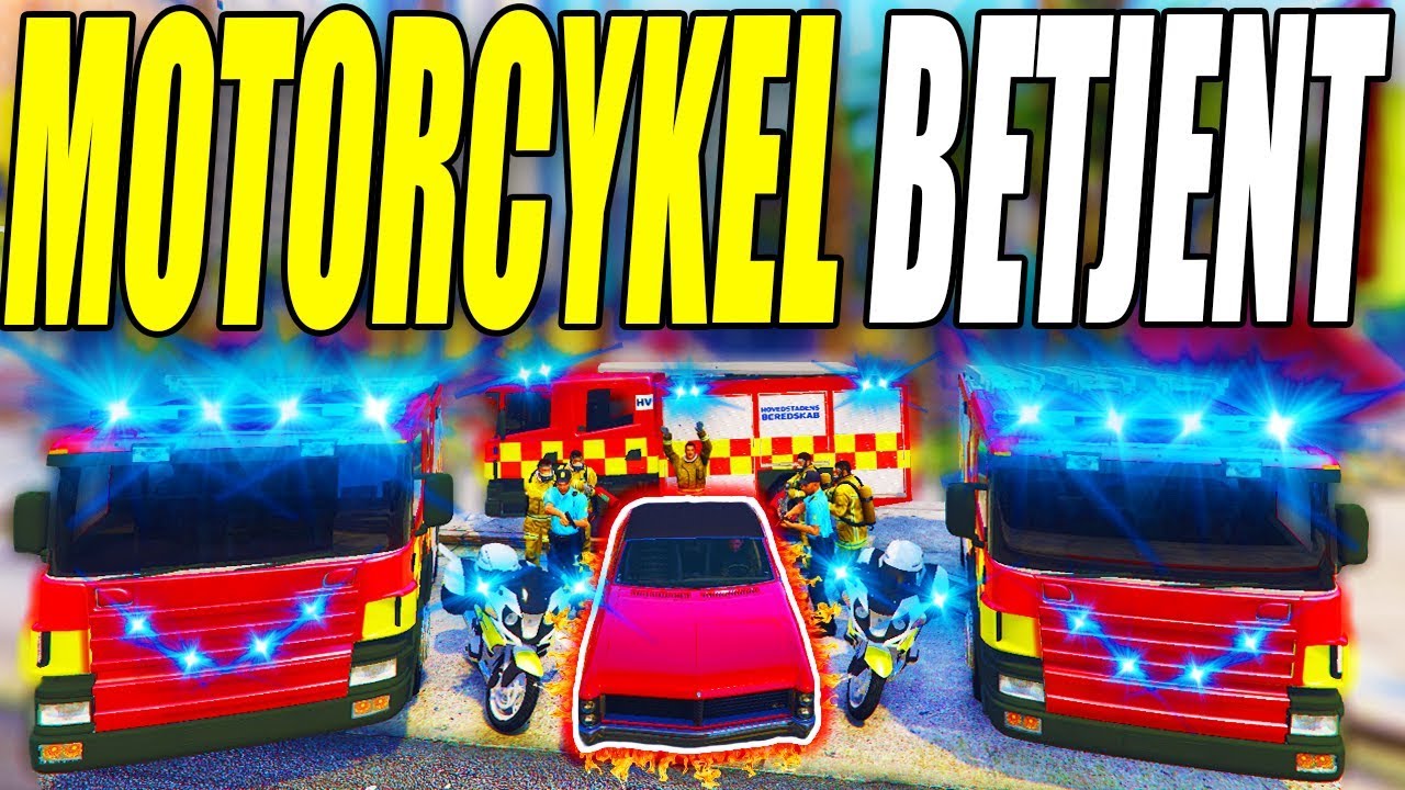STOR EKSPLOSION - BRAND CHEFEN KOMMER - MOTORCYKEL BETJENT - GTA V LSPD:FR - DANSK POLITI [#147]