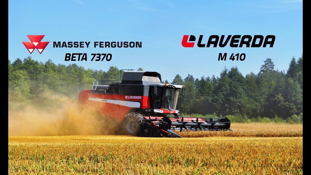 Laverda M410 | MF Beta 7370 kombaino pristatymas