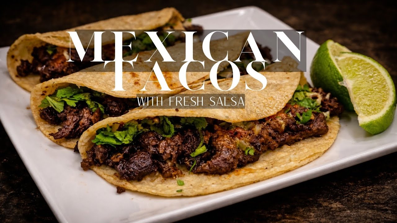 Easy and Delicious Carne Asada Tacos with Fresh Homemade Salsa