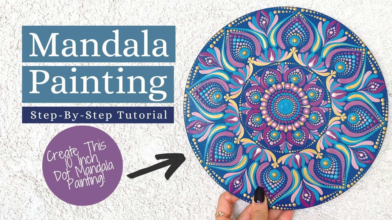 Dot Mandala Painting Tutorial | Dot Art | Tutorial For Beginners