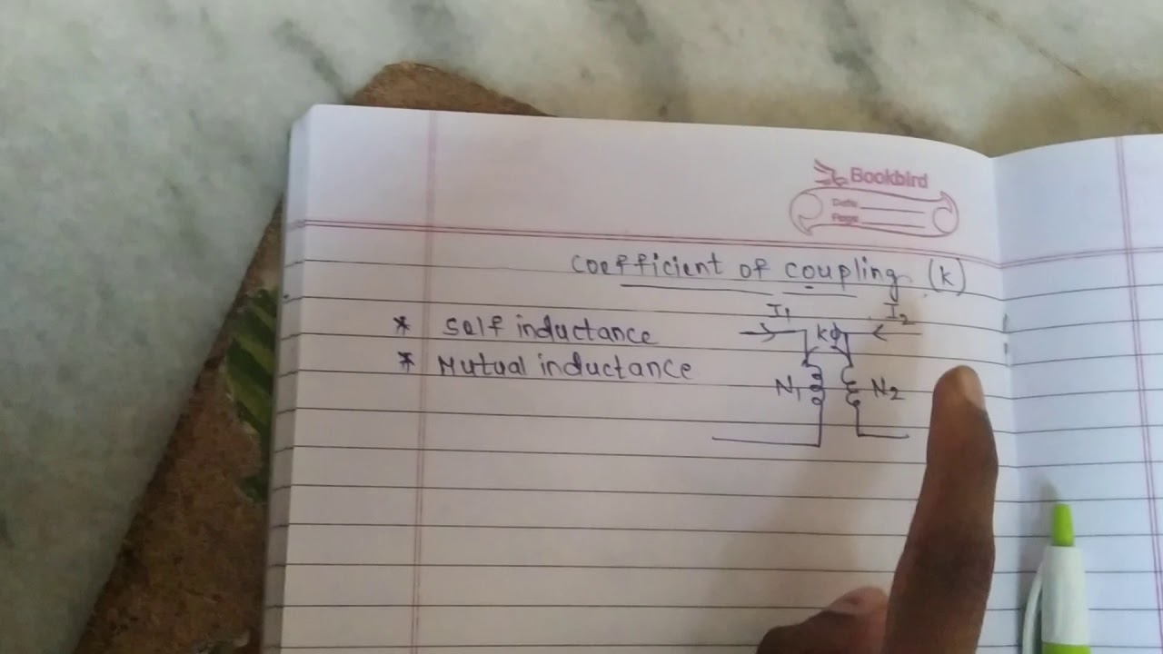 Derivation of coefficient of coupling
