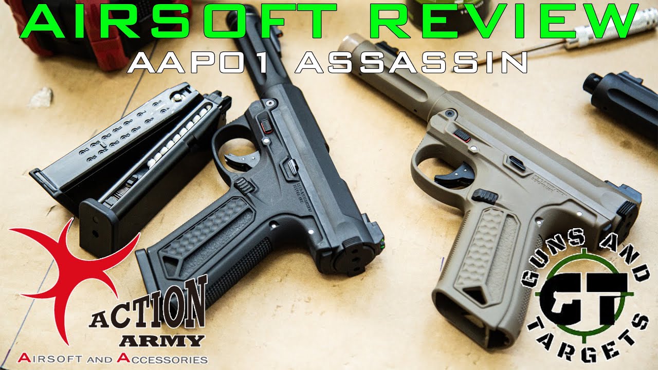 Airsoft Review #30 Action Army AAP01 ASSASSIN Gaz Blowback (GUNS AND TARGETS) [FR]