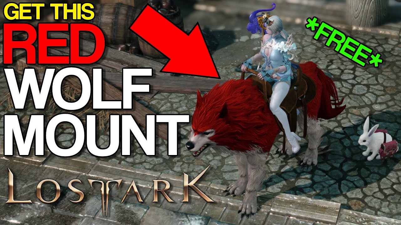 How to get Red Mane Wolf Mount for *FREE* | Lost Ark Guide