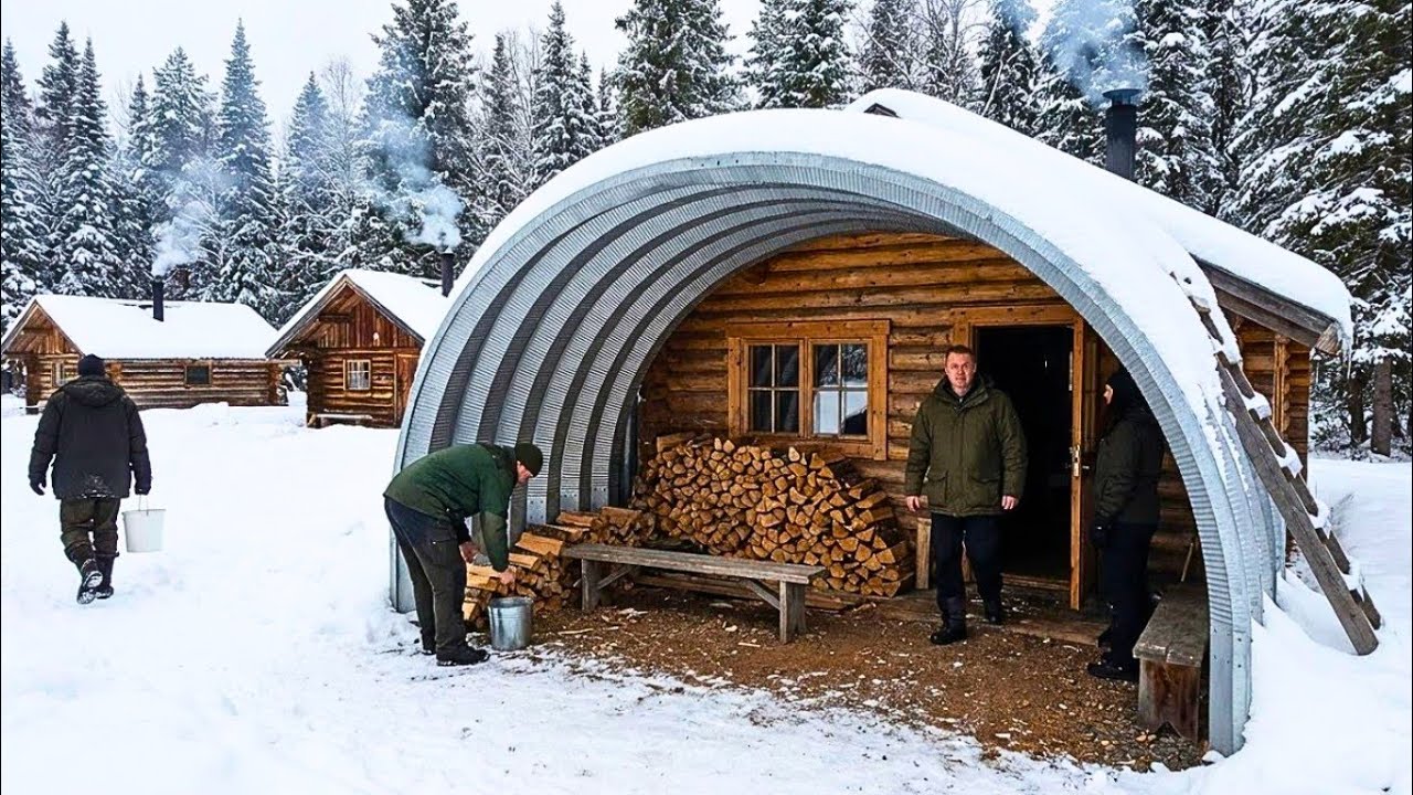 They Laughed at His Cabin Built Under a Steel Arch — Then They Came Begging for Shelter
