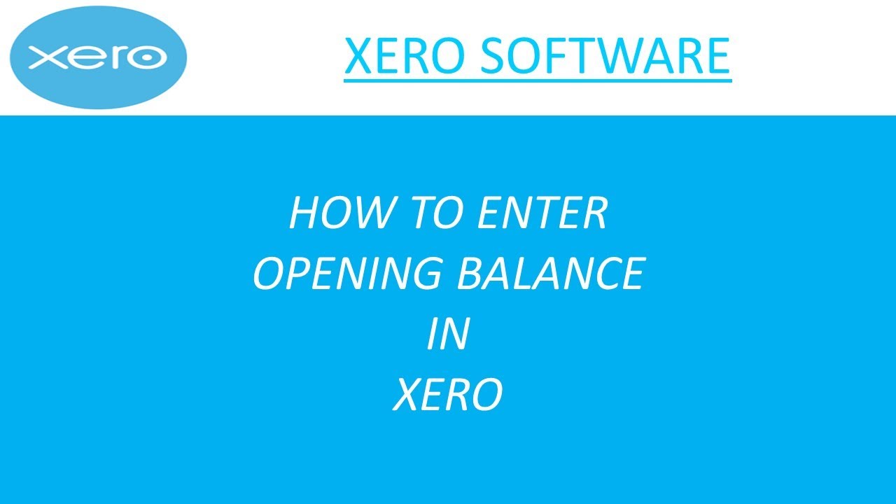 how to enter opening balance in Xero | how to enter conversion balance in Xero | Xero tutorial #xero