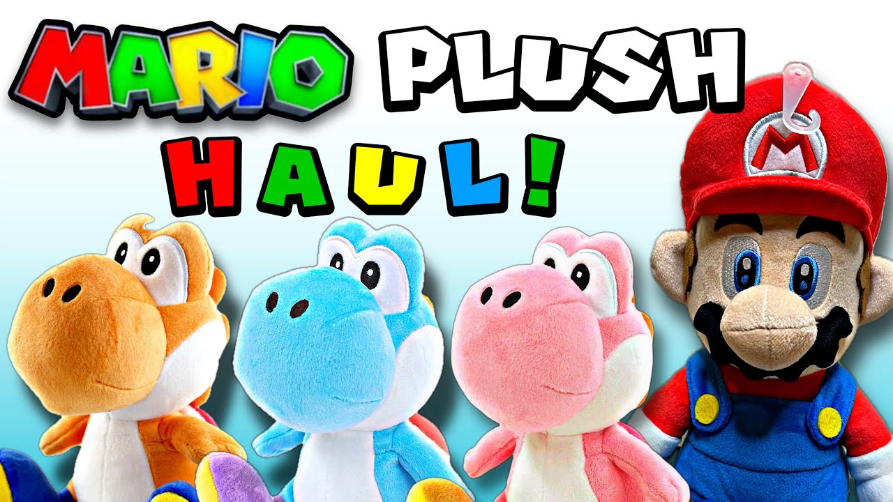 NEW MARIO PLUSH HAUL — Medium All-Star Mario, All-Star Yoshi’s, and MORE!