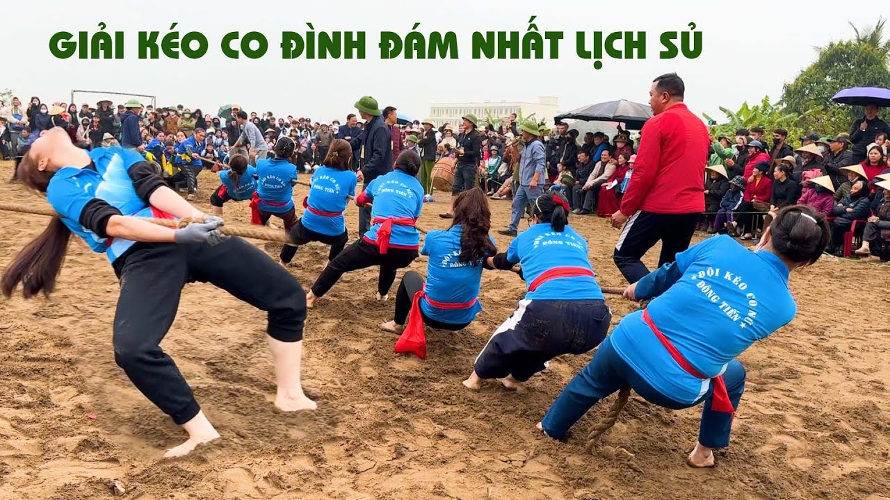 Giải kéo co Nữ - Lễ Hội Đình Đền Thôn Lạc Dục 2025 Siêu kịch tính