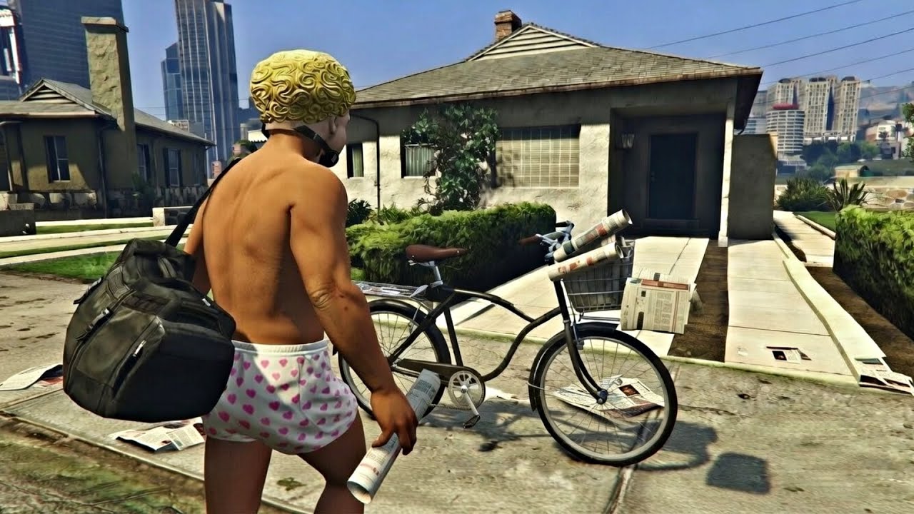 JE TEST LE NOUVEAU M&Eacute;TIER DE LIVREUR DE JOURNAUX SUR GTA 5 ONLINE ! 🗞️😱