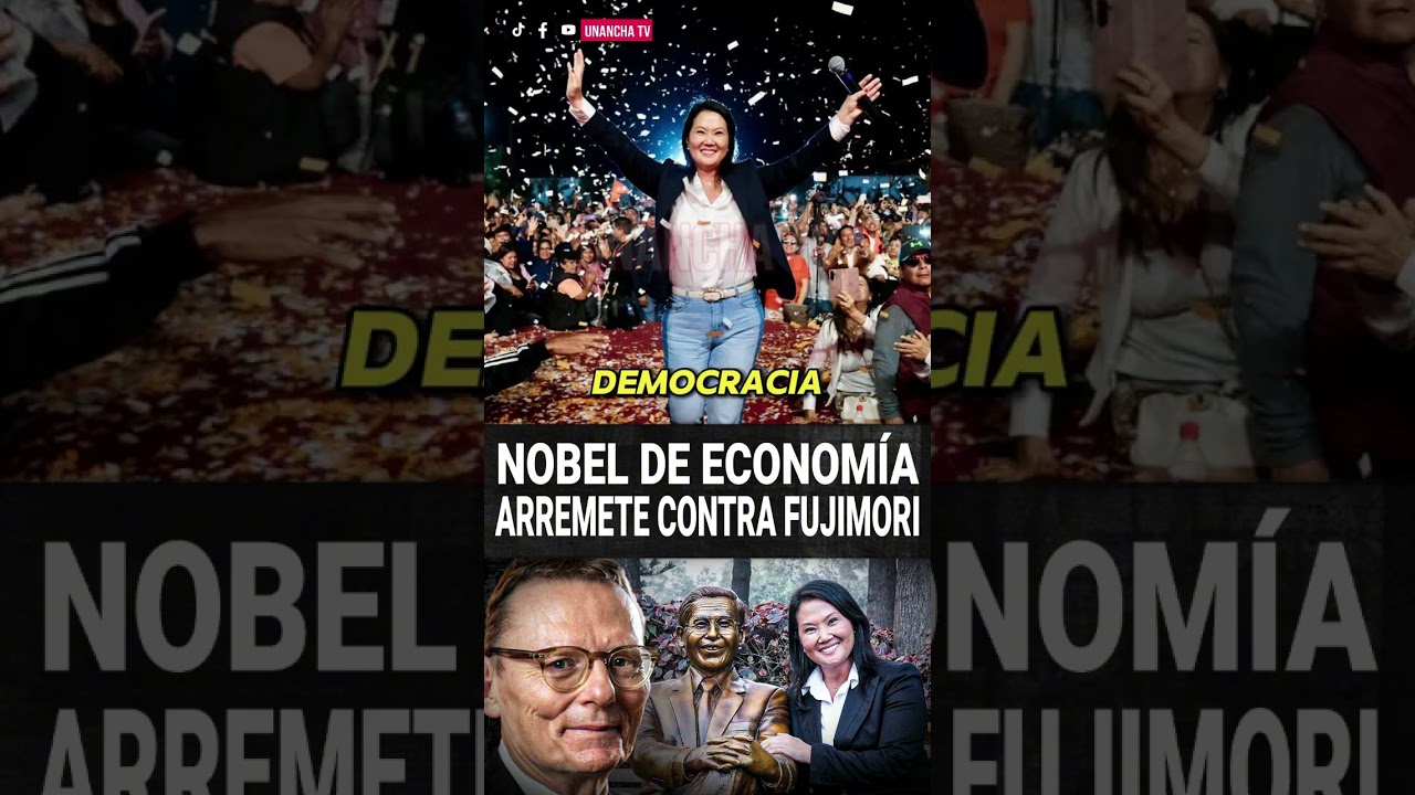 🚨FUJIMORI DERROC&Oacute; LA DEMOCRACIA, seg&uacute;n Nobel de Econom&iacute;a #keiko #fuerzapopular #albertofujimori