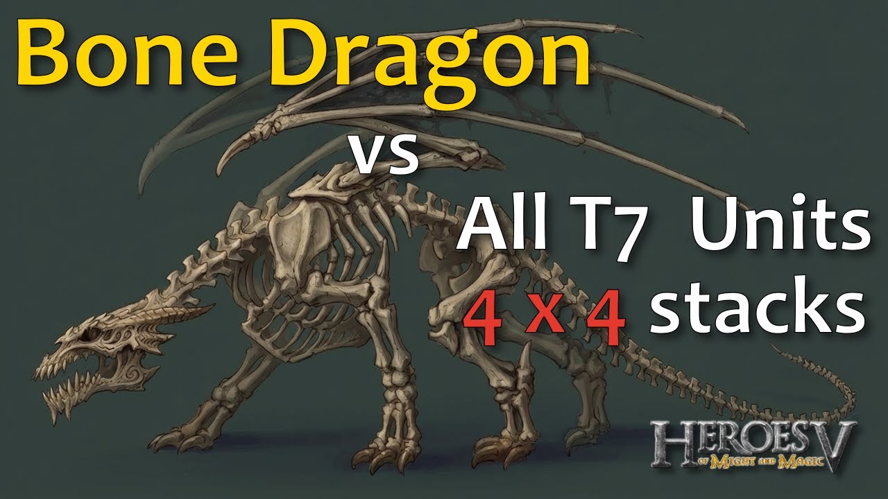 Bone Dragon vs Tier 7