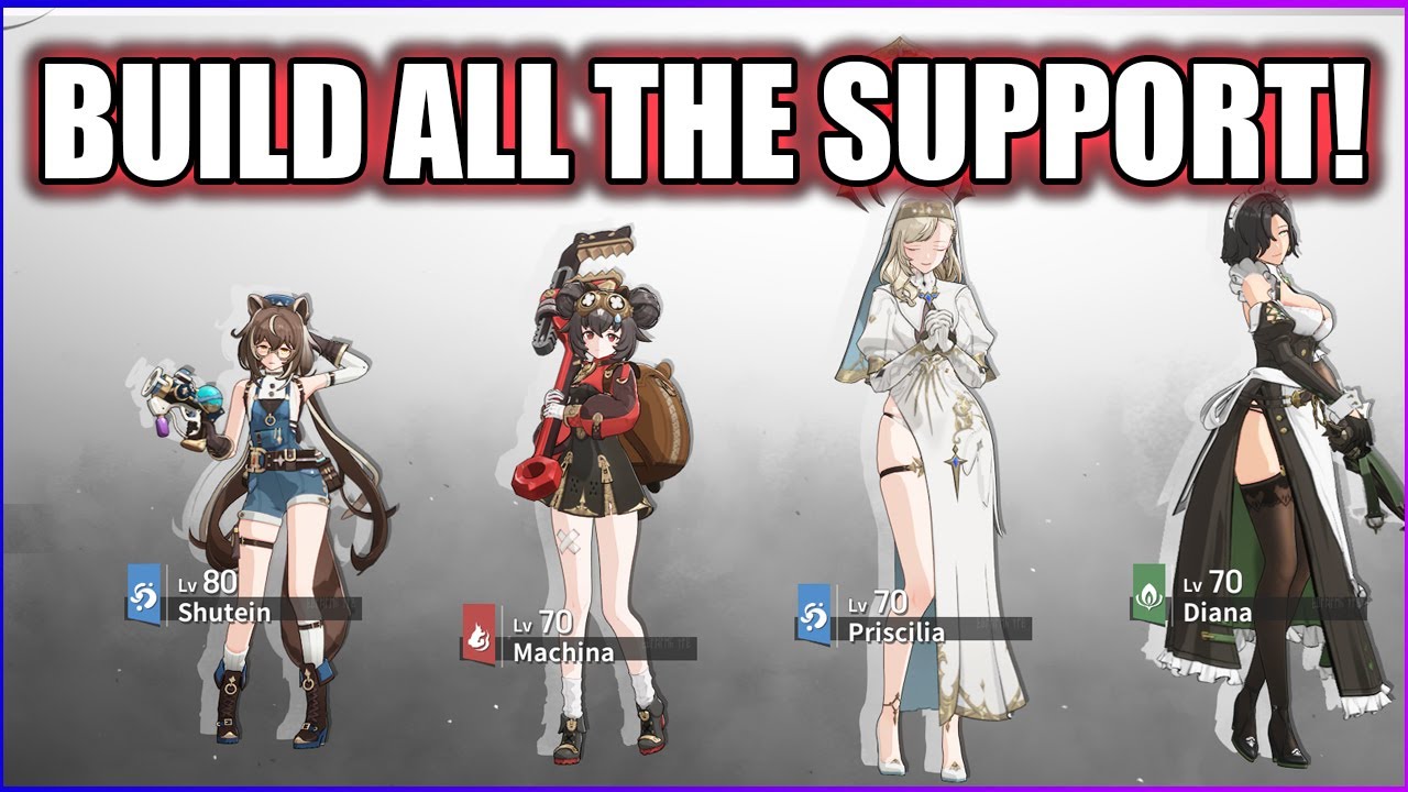 HOW TO BUILD ALL THE SUPPORTS! (Equipment and stats!) | REMEMENTO: White Shadow