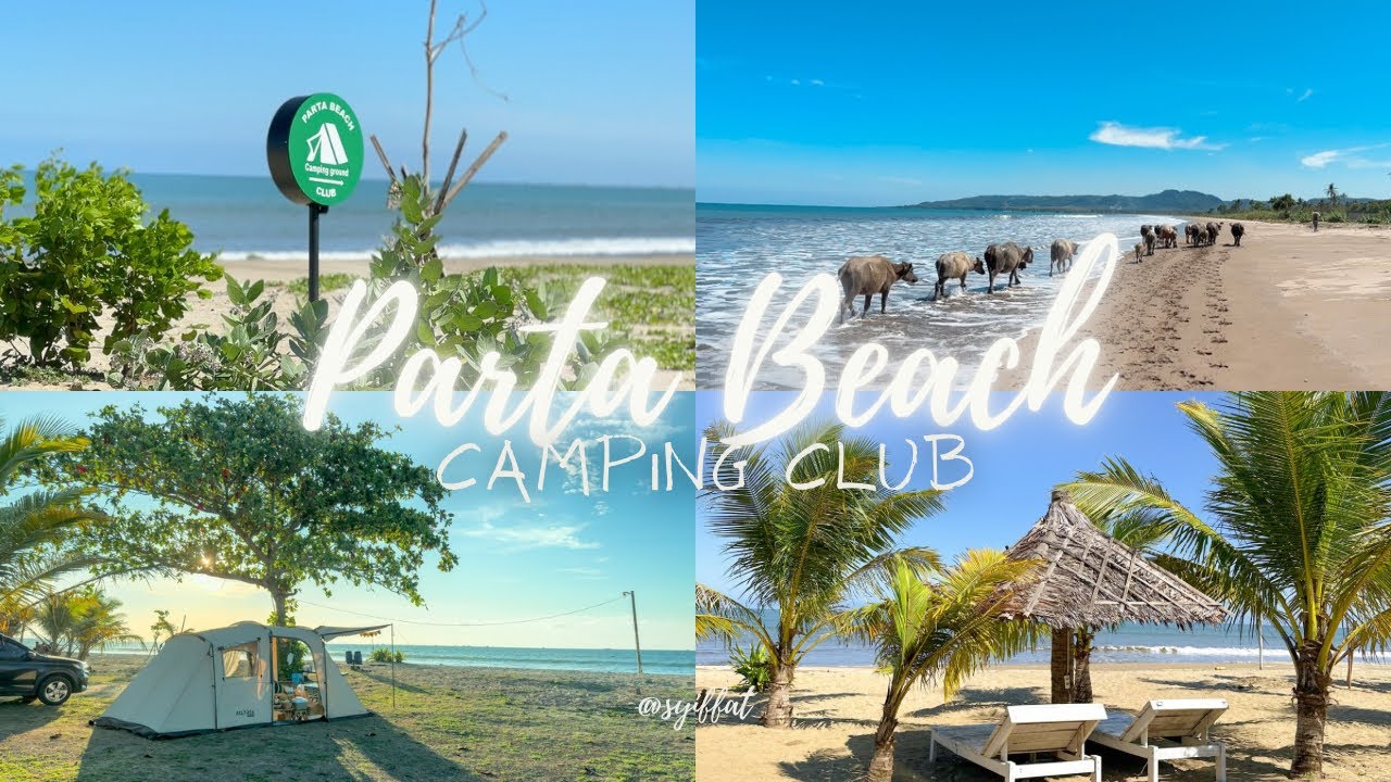 Camping Aesthetic tepi Pantai PARTA BEACH CLUB | Camping Ground Pantai Pandeglang Banten