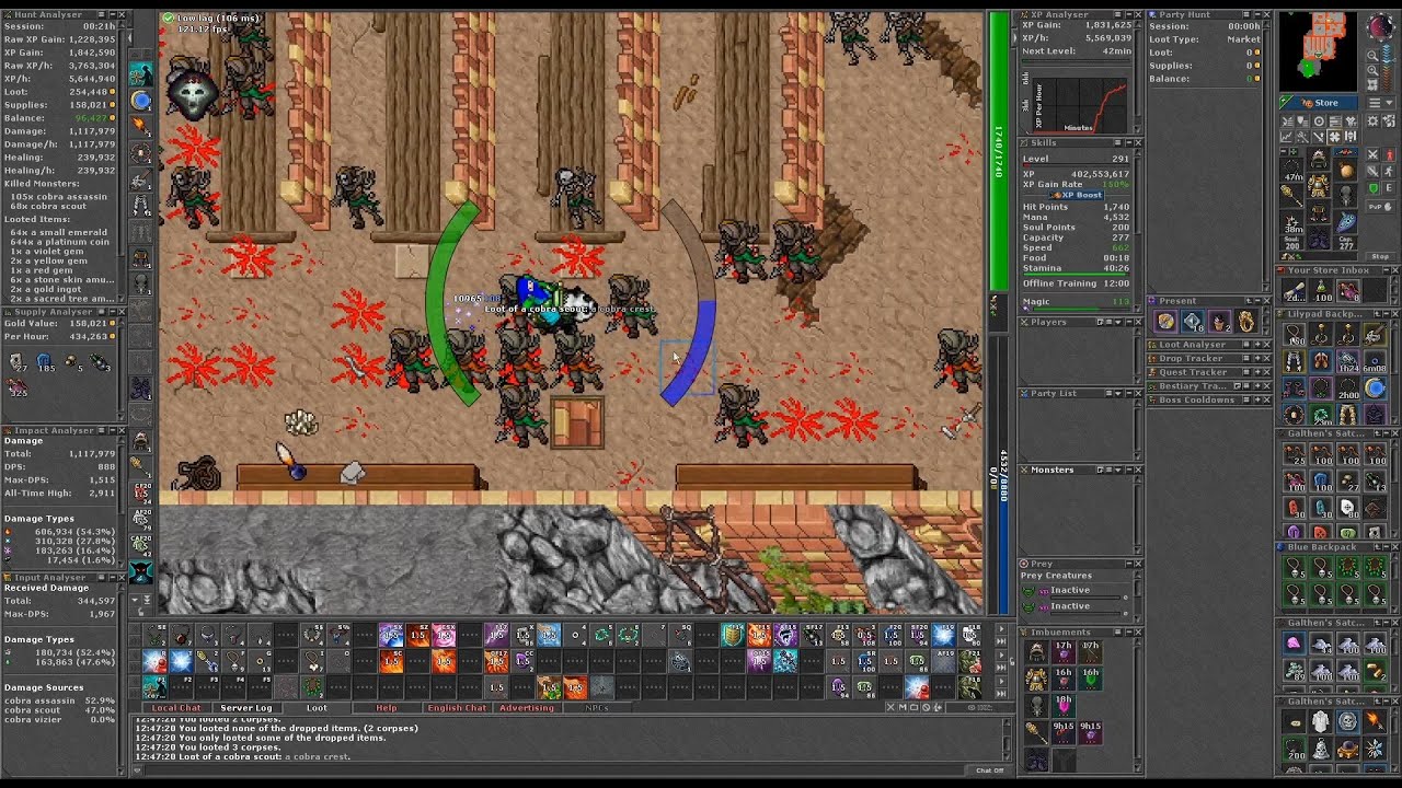 Cobra Bastion ~ SOLO MS 290 ~ 3.5kk raw xp/h
