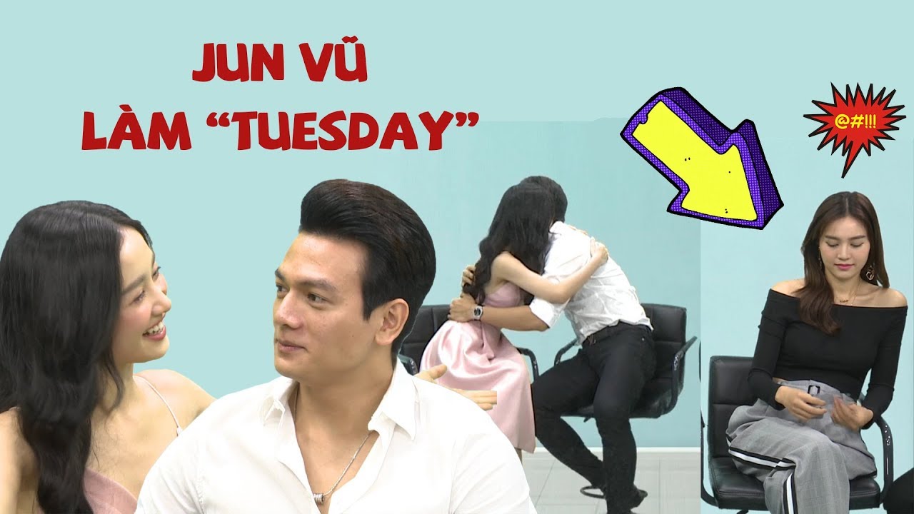 Jun Vũ nhập vai tuesday hôn Lê Xuân Tiền ngay trên livestream