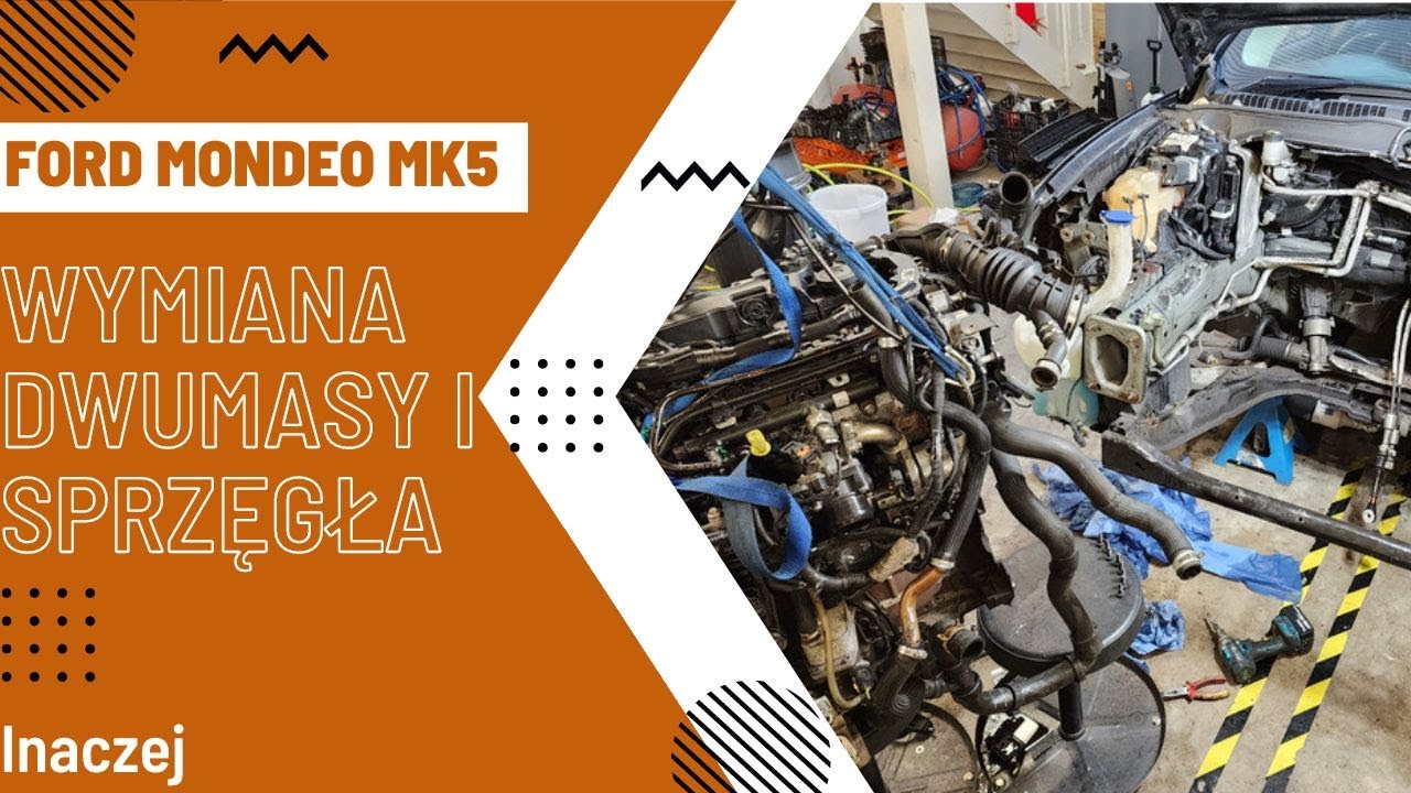 Ford Mondeo mk5 econetic wymiana dwumasy i sprzegla.