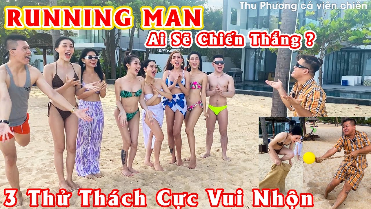 Vui Nhộn với 3 Trò Chơi Ở Biển Đội Nào Sẽ Chiến Thắng - Thu Phương Cá Viên Chiên