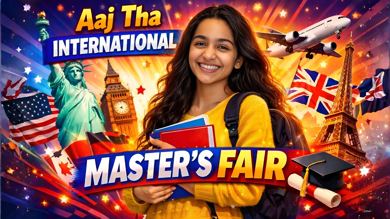 Aaj Tha International Master’s Fair 🎓✈️ | Dream Universities😍🔥