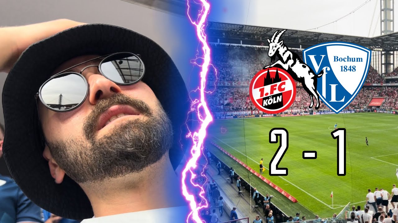 2 TORE IN 2 MINUTEN KASSIERT (90+1 UND 90+2) - STADIONVLOG | KÖLN VS BOCHUM