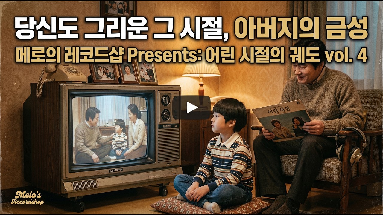 ☕ 황야의 금성티브? 상상력이 우주를 날던 소년의 플레이리스트 #아버지 #부모님 #어린시절 #추억 #7080 #8090  #멜로의 레코드샵