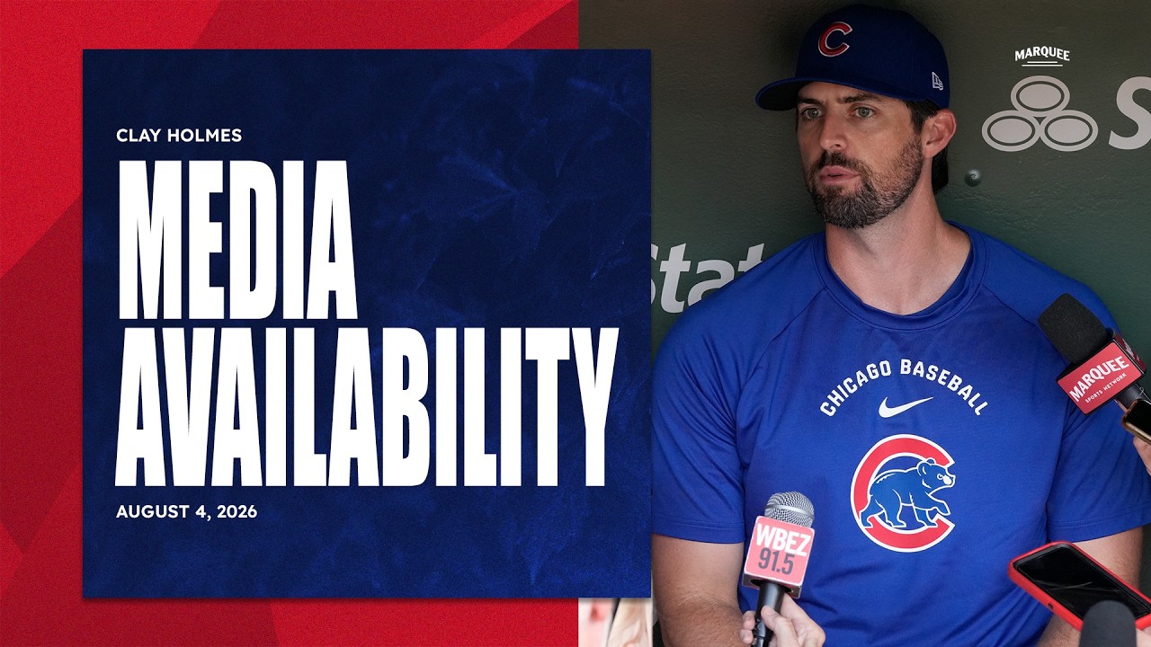 CLAY HOLMES: Reaction to trade & joining the Cubs pitching staff | Cubs Locker Room Sound (8/4/2026)