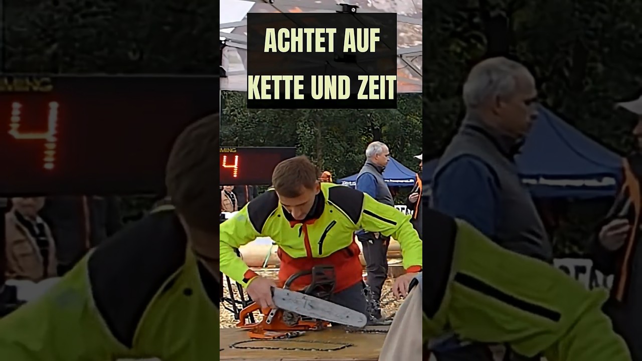 Früh übt sich: Arneth-Power an der Säge! 🪓🔥
