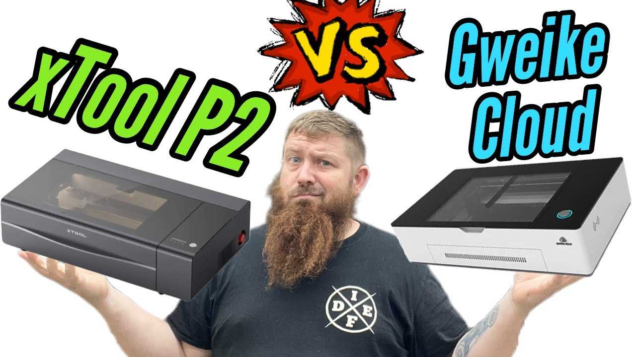 xTool P2 VS Gweike Cloud CO2 Laser Engraver