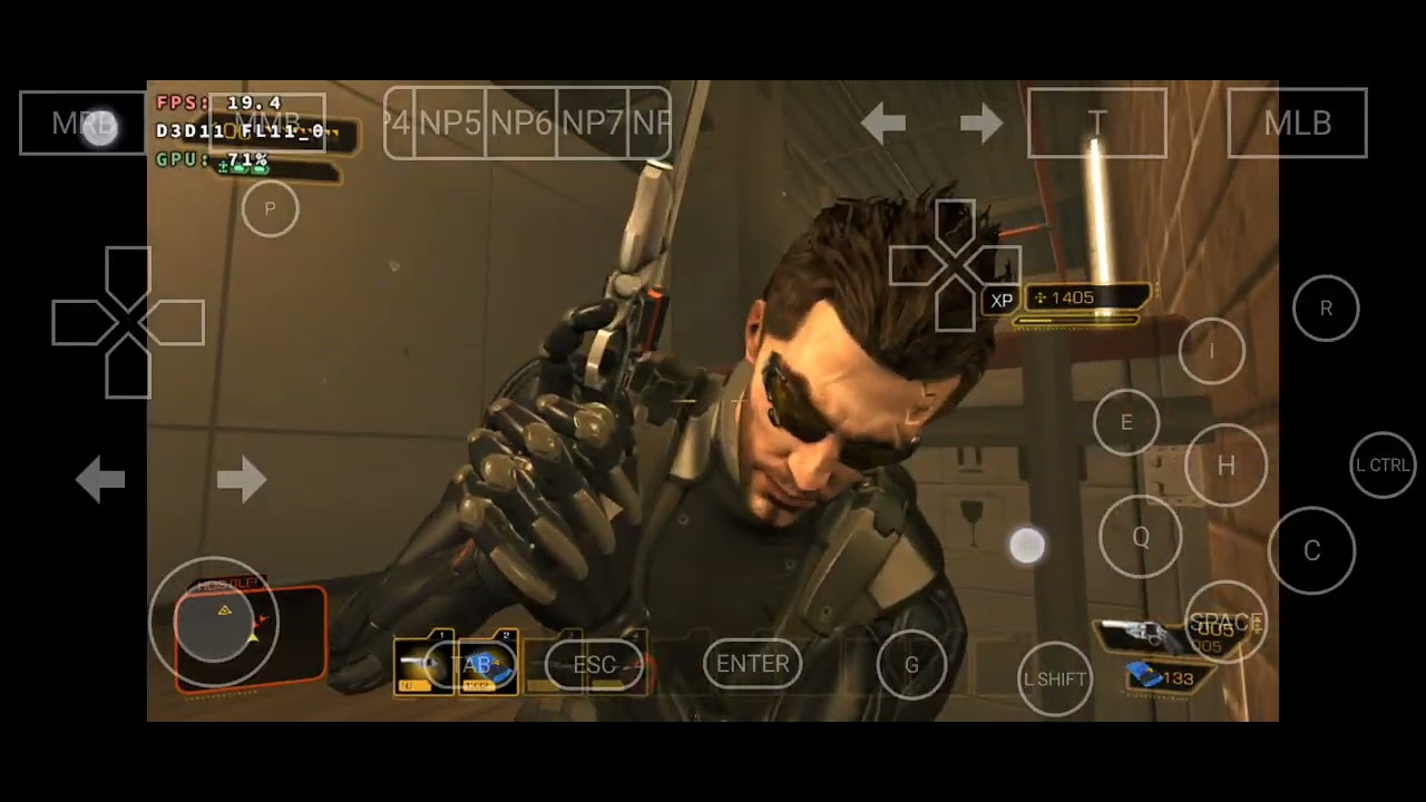 Deus Ex Human Revolution Winlator Andriod  Gameplay/ Snapdragon 865+