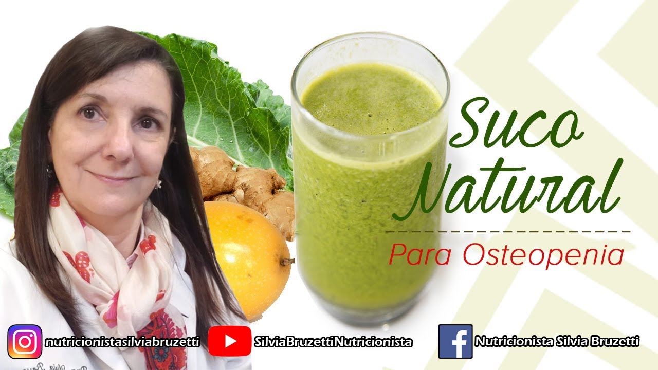 Suco Natural para Osteopenia e Osteoporose           #dicasdanutrisilviabruzetti
