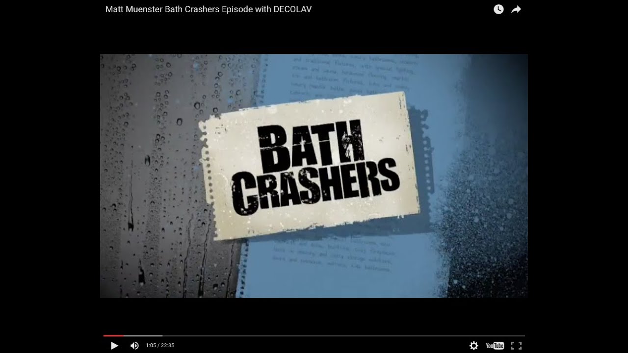 Matt Muenster Bath Crashers Episode with DECOLAV
