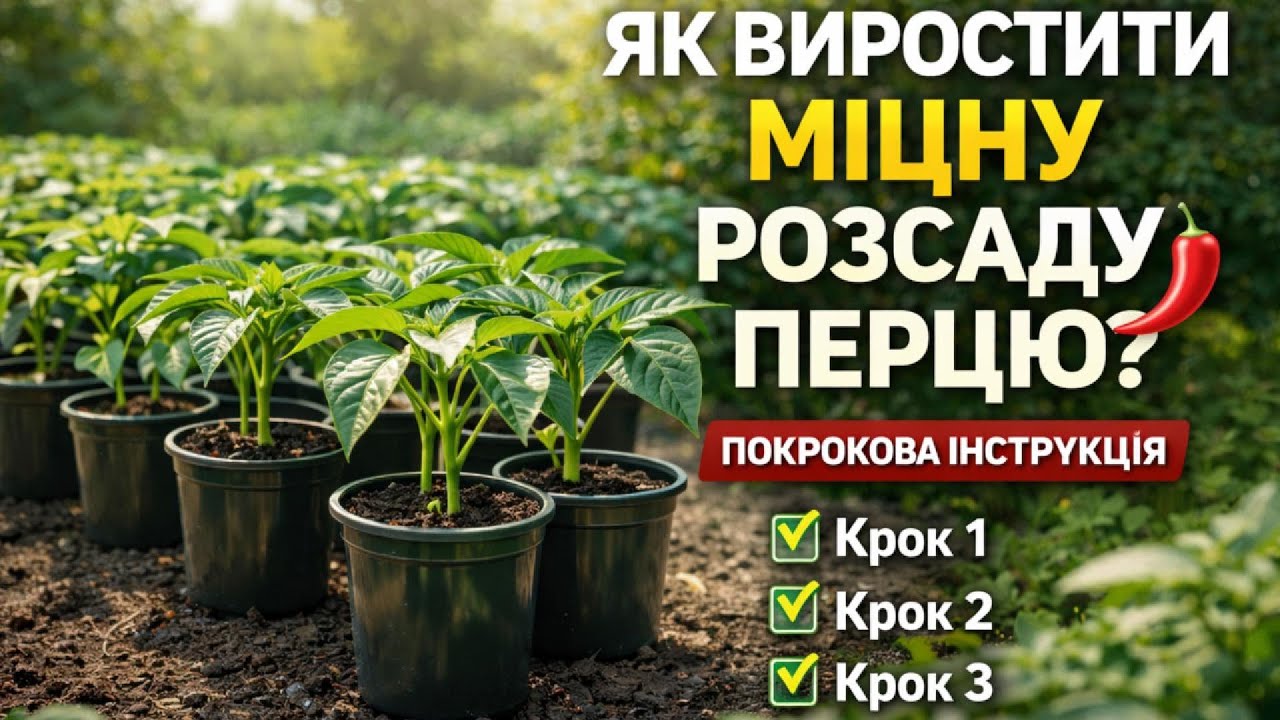 «Прочная рассада перца от А до Я» @grydkasad