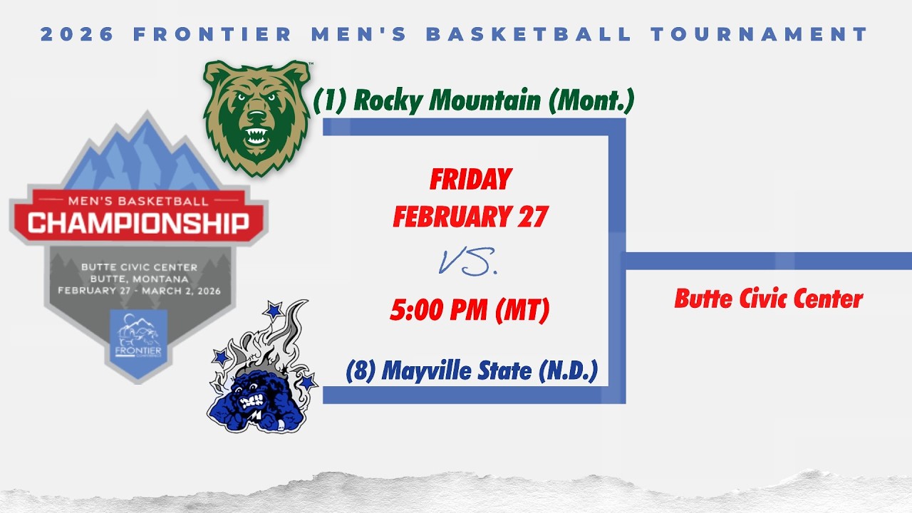 2026 FC Men's Basketball Postseason Tournament - (8) Mayville State (N.D.) vs. (1) Rocky Mountain