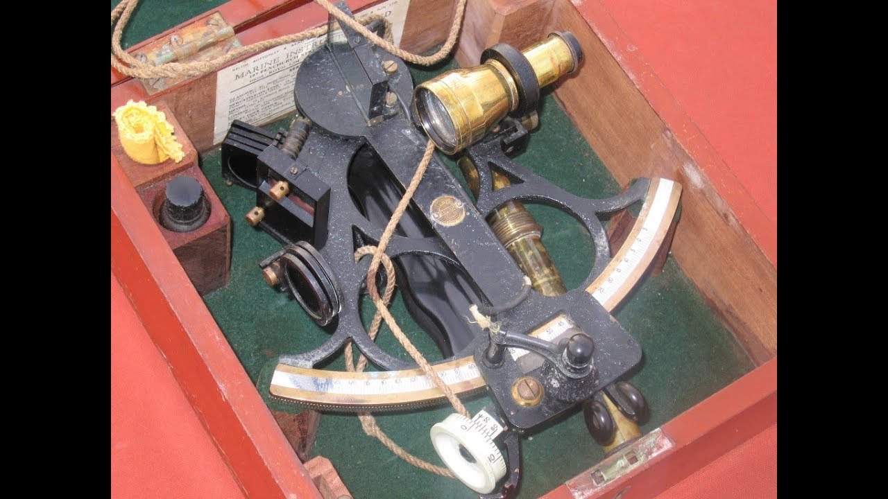 Tom Cunliffe takes a forenoon sight on his old Husun sextant