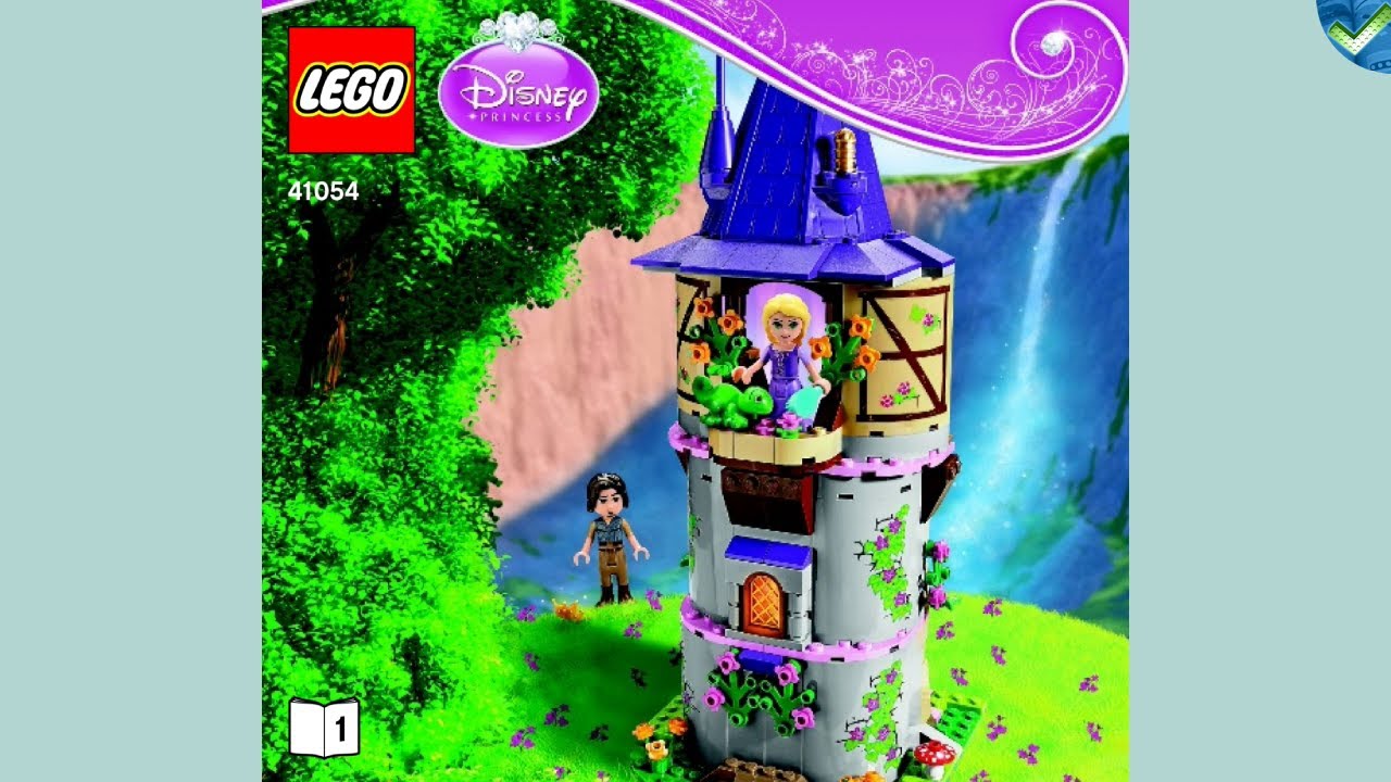 41054 Башня творчества Рапунцеля Руководство LEGO® в архиве инструкций по кирпичным клавиатурам