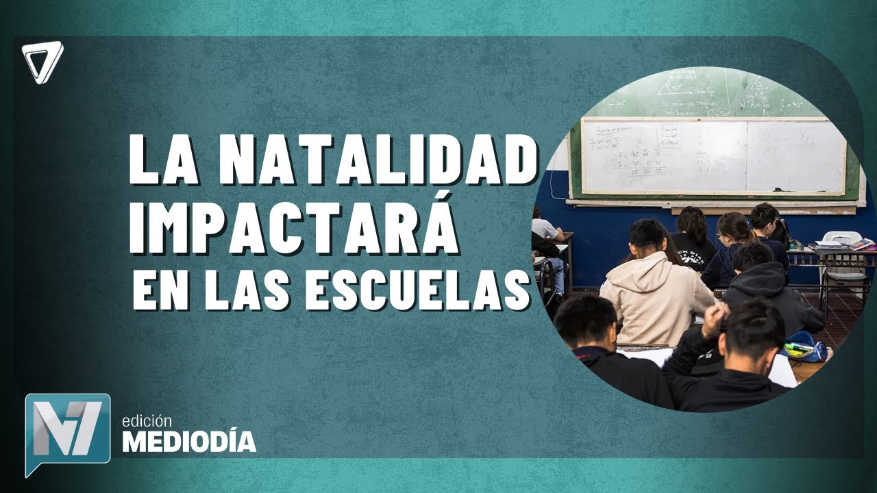 La baja NATALIDAD reduce la matr&iacute;cula ESCOLAR en Argentina