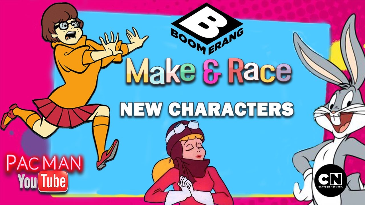 Boomerang Make and Rac‪e‬  Racing Game #2 New Characters  Custom Cars