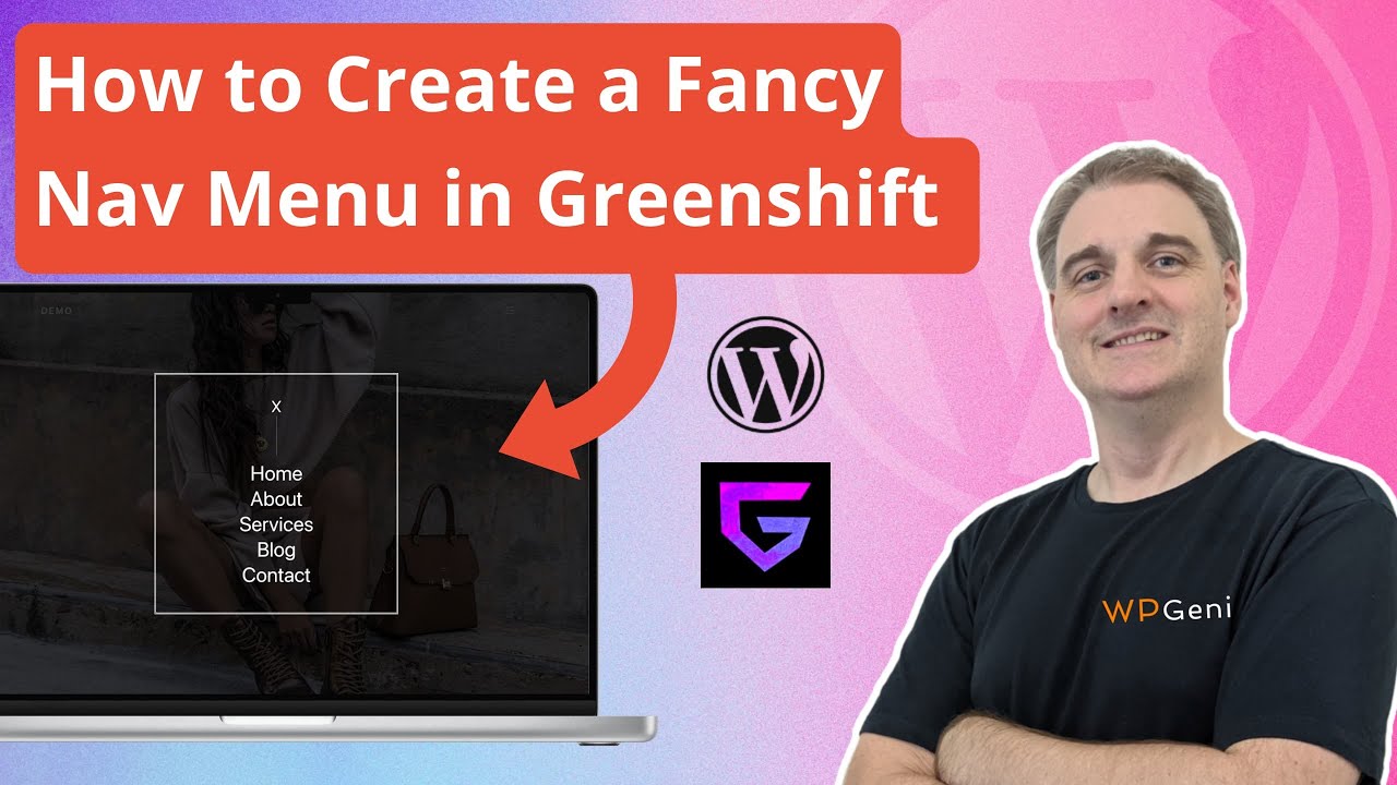 How to Create a Fancy Popup Nav Menu With Greenshift FSE Theme
