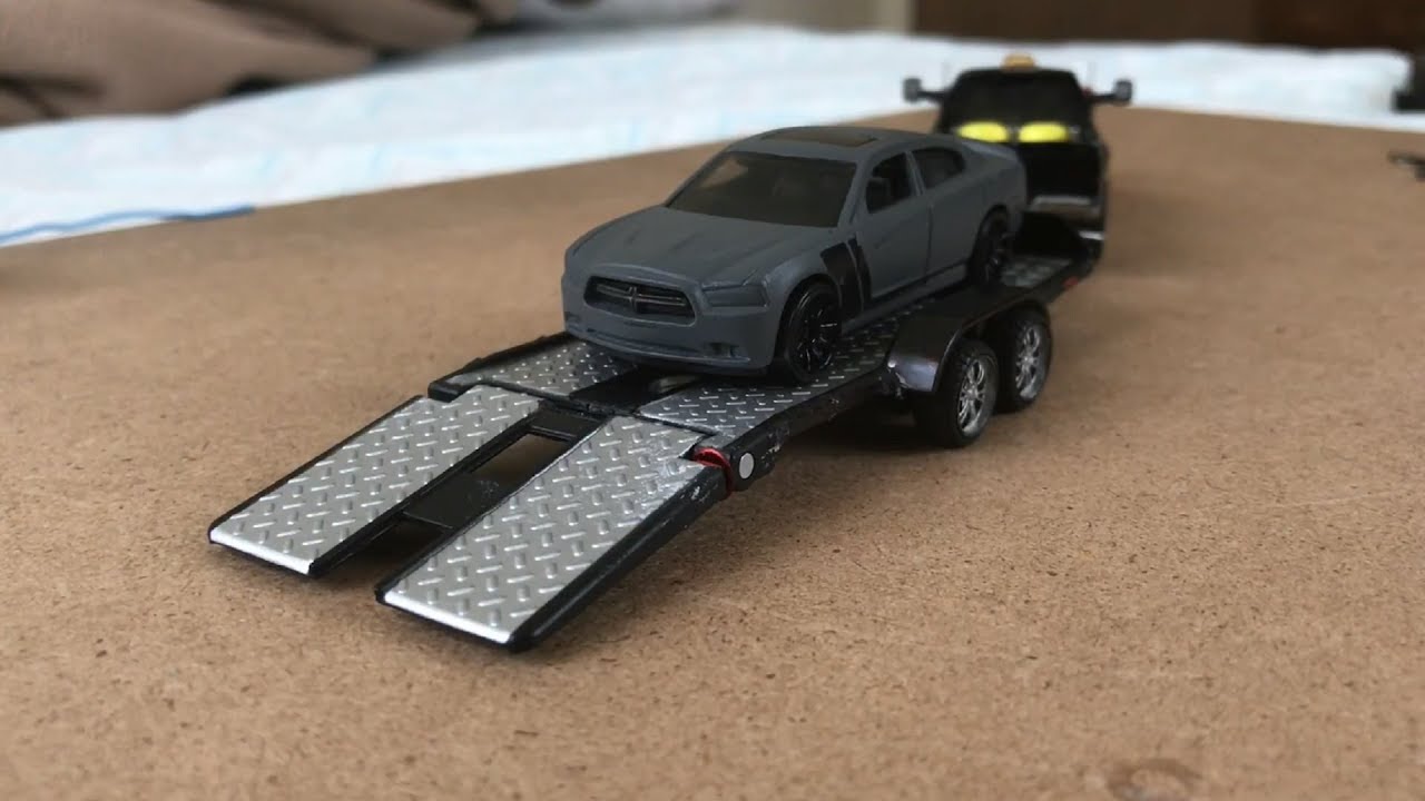 Can THIS Maisto Trailer Haul A Car? I Separate The Ramps Too