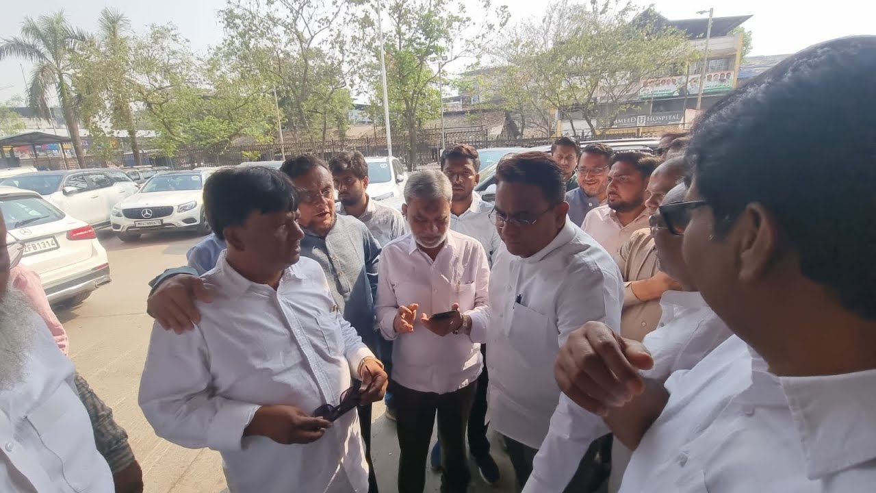 Rais Shaikh कांग्रेस और NCP (SP) के नगरसेवकों के साथ मेयर का फॉर्म भरने पहुंचें ||