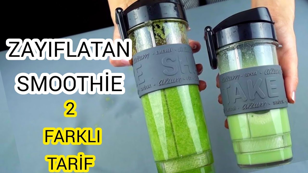 YAĞ YAKAN 2 FARKLI SMOOTHİE - ZAYIFLATAN TARİFLER
