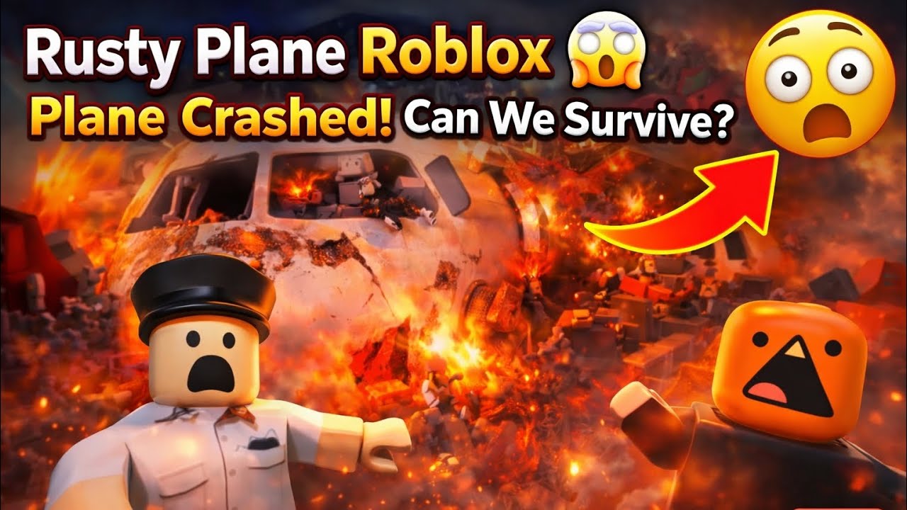 Rusty Plane Roblox 😱 Plane Crashed! Can We Survive?