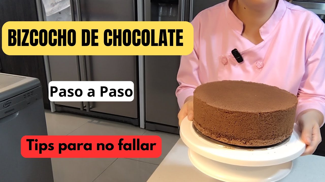Bizcocho de chocolate paso a paso 👌🏻🍫✨