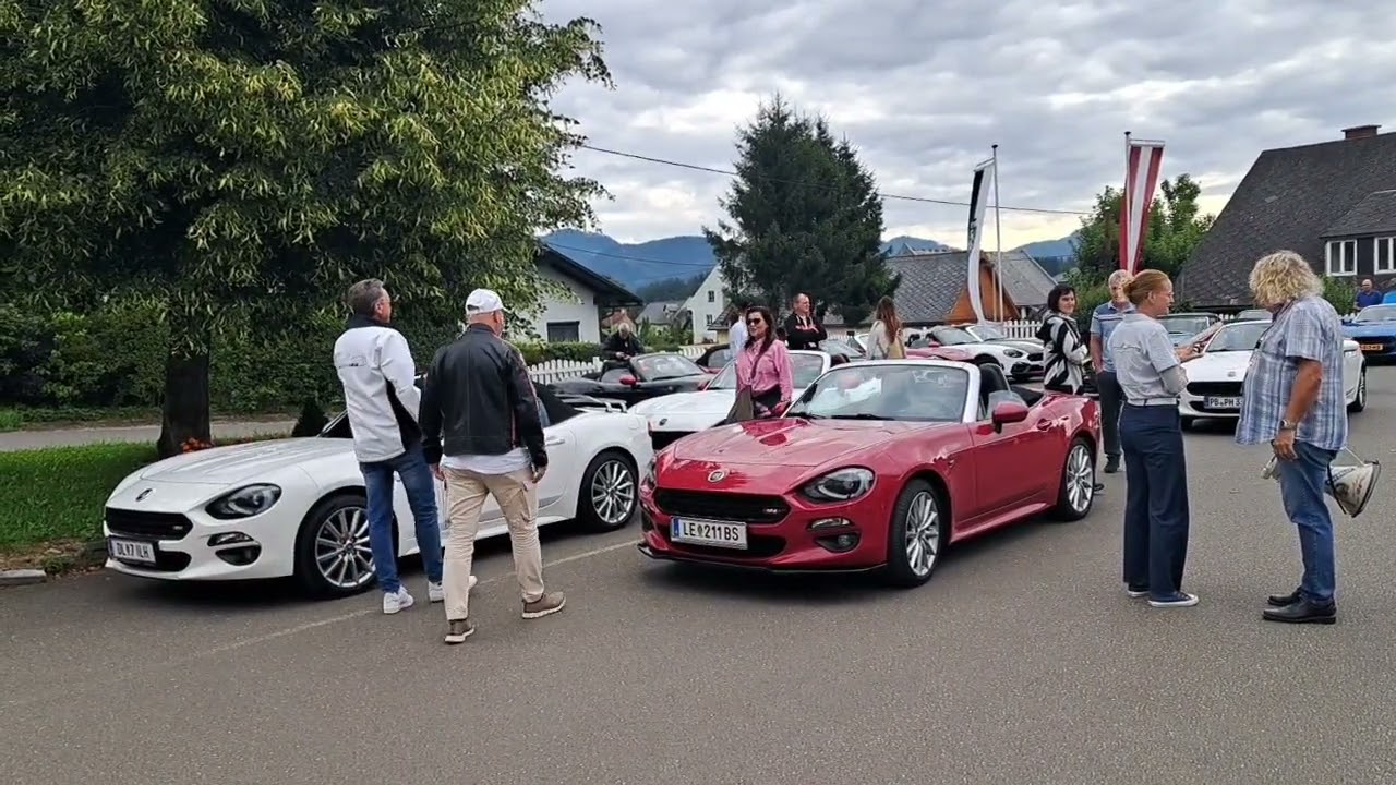 Fiat 124 Spider Treffen in der Steiermark