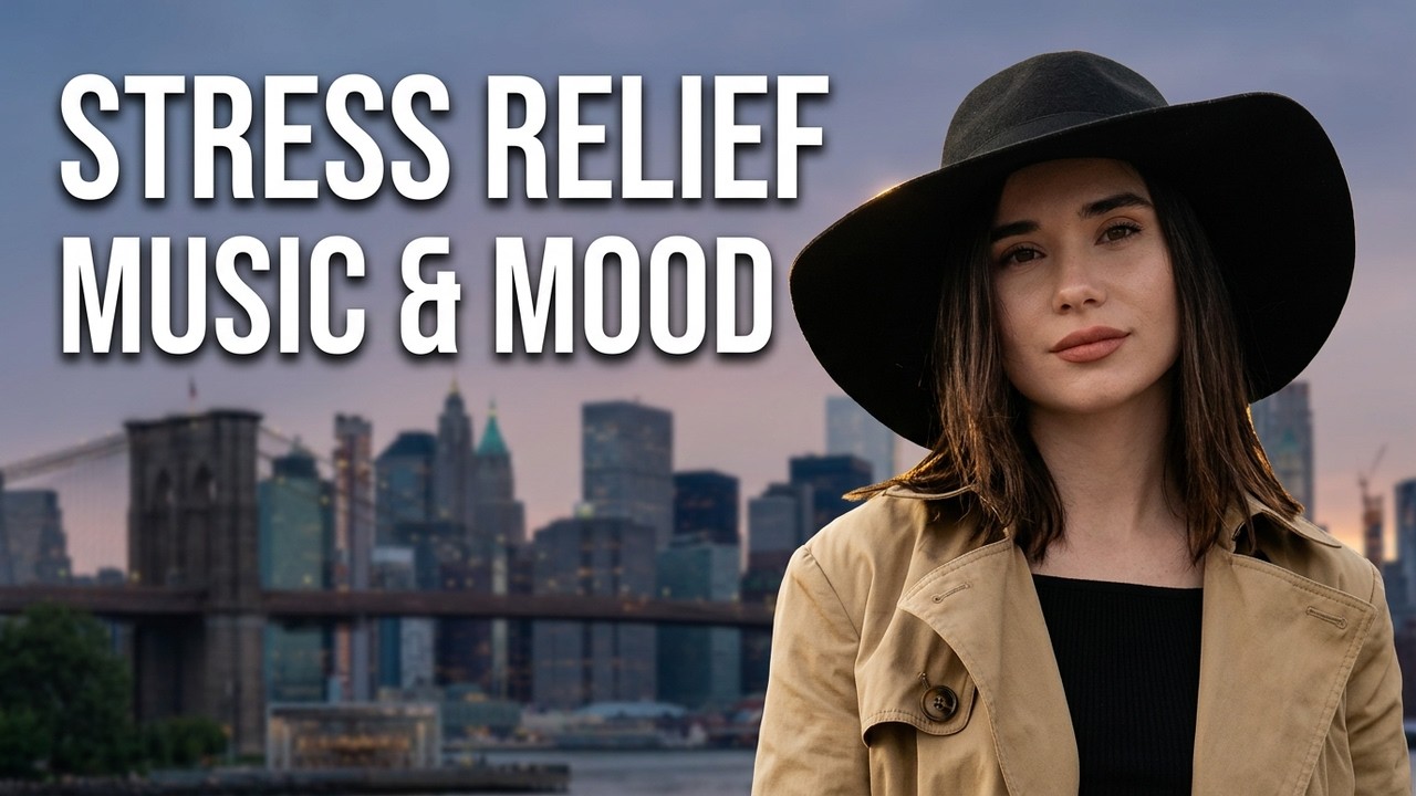 New York City Mood - Stress Relief Music with Urban Scenery