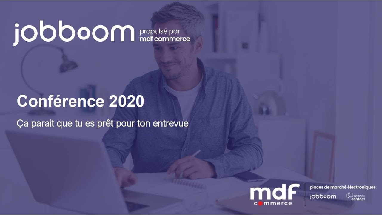 Conférence 'Ça parait quand tu es prêt pour ton entrevue!'