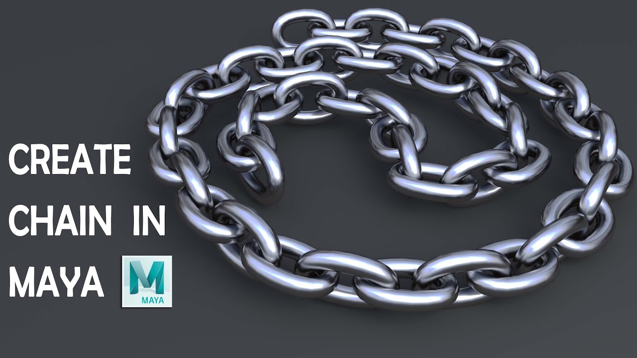 How to Create chain In Maya| Mash| Maya 2023 | CGVISION