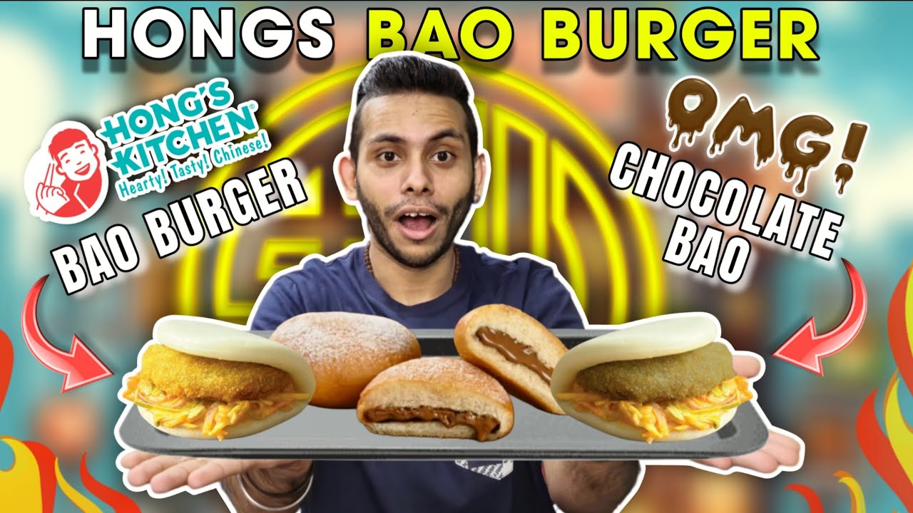 Bao Burger Hongs Kitchen &ndash; Any Good ? | Veggie Bao Burger,  Chicken Bao Burger, | NomBom