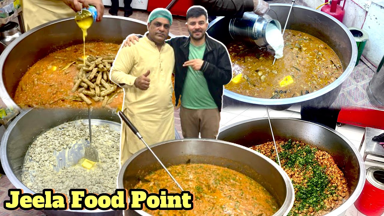 JEELA DESI GHEE ME MAZEDAAR KHANY |JEELA FOOD POINT BEST COLLECTION | TRENDING STREET FOOD PAKISTAN