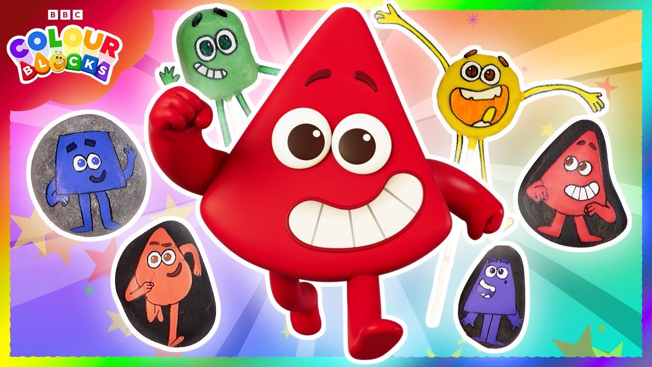 Colorful Arts and Crafts! 🎨🌈 | Kids Learn Colours Compilation with Colourblocks