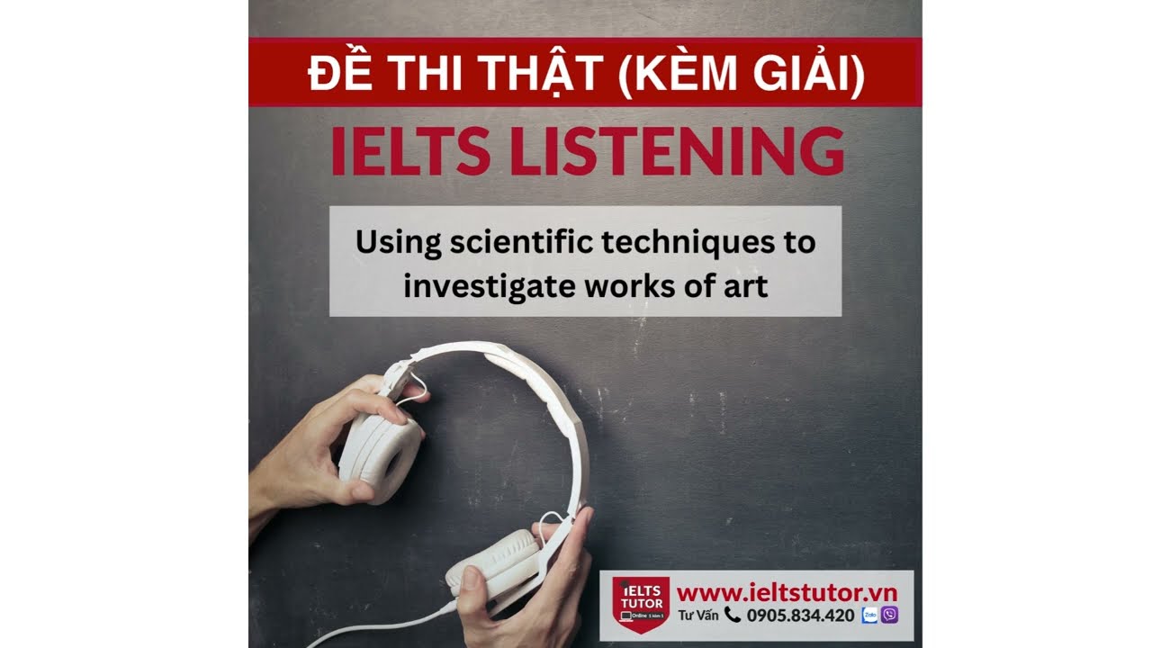 Использование научных методов для исследования произведений искусства: IELTS LISTENING, том 4, те...