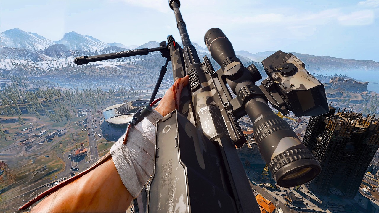Call of Duty: Warzone ( KATT-AMR ) Sniper Win Gameplay! ( No Commentary )